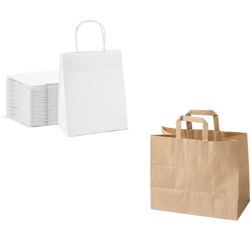 flat handle kraft paper bag Vietnam