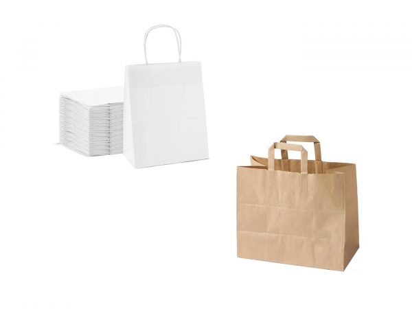 flat handle kraft paper bag Vietnam